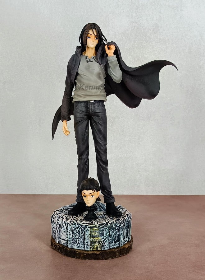 KENMA AOT Eren Yeager Iconic Action Figure with 2 Heads (30 CM) for Collection Toy Standee Figurine - Image 2
